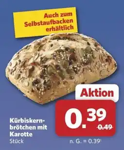 Combi Kürbiskernbrötchen mit Karotte Angebot