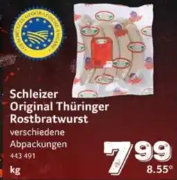 Selgros Schleizer Original Thüringer Rostbratwurst Angebot