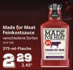 Selgros Made for Meat Feinkostsauce Angebot