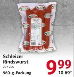 Selgros Schleizer Rindswurst Angebot