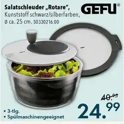 Franz Knuffmann Salatschleuder Rotare GEFU Angebot