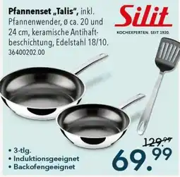 Franz Knuffmann Pfannenset „Talis“, inkl. Pfannenwender, Silit Angebot
