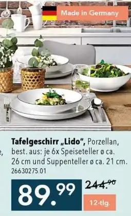 Franz Knuffmann Tafelgeschirr "Lido", Porzellan Angebot