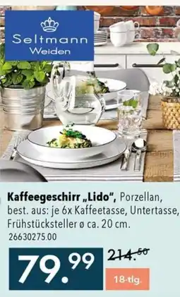 Franz Knuffmann Seltmann Weiden Kaffeegeschirr Lido Angebot