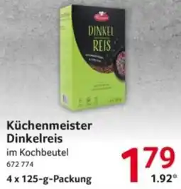 Selgros Küchenmeister Dinkelreis Angebot