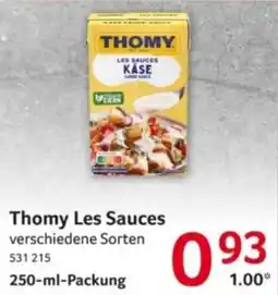 Selgros Thomy Les Sauces Angebot