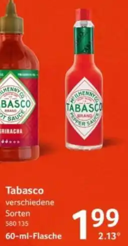 Selgros Tabasco Angebot
