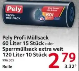 Selgros Pely Profi Müllsack Angebot