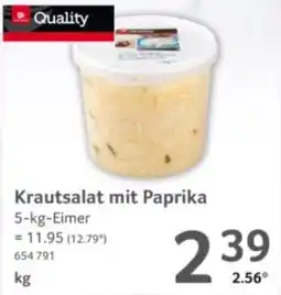 Selgros Krautsalat mit Paprika Angebot