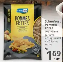 Selgros Schnefrost Pommes Frites Angebot