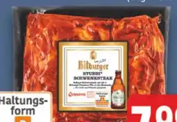 E-Center Rasting Bitburger Stubbi Schwenksteak Angebot