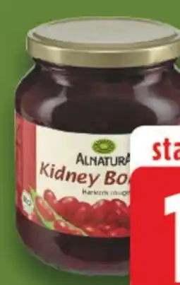 E-Center Alnatura Bio Kidney Bohnen Angebot