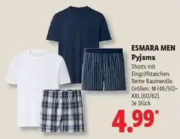 Lidl ESMARA MEN Pyjama Angebot