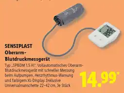 Lidl SENSIPLAST Oberarm- Blutdruckmessgerät Typ „SPBDM 1.5 A1". Angebot