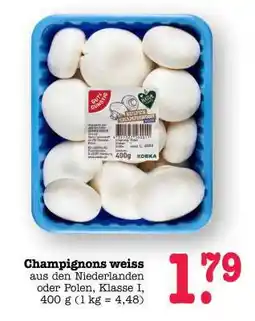 Scheck-in-Center Champignons weiß Angebot