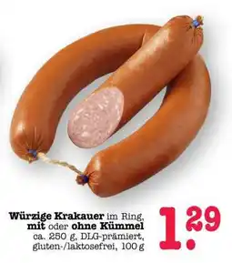 Scheck-in-Center Würzige Krakauer Angebot