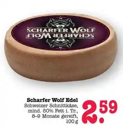 Scheck-in-Center Scharfer Wolf Edel Angebot