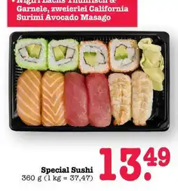 Scheck-in-Center Special Sushi Angebot