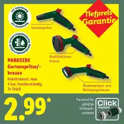 Lidl PARKSIDE Gartenspritze/- brause Angebot