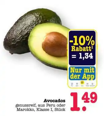 Scheck-in-Center Avocados Angebot