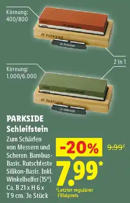 Lidl PARKSIDE Schleifstein Angebot