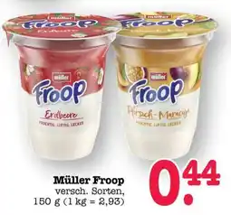 Scheck-in-Center MÜLLER Froop Angebot