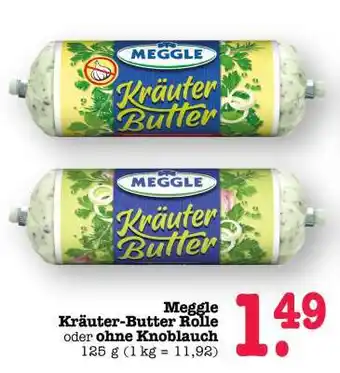 Scheck-in-Center Meggle Kräuter-Butter Rolle Angebot