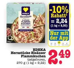 Scheck-in-Center EDEKA Herzstücke Elsässer Flammkuchen Angebot