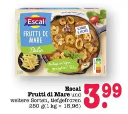 Scheck-in-Center Escal Frutti di Mare Angebot
