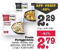 Scheck-in-Center Frosta Fertiggerichte Angebot