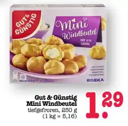 Scheck-in-Center GUT&GÜNSTIG Mini-Windbeutel Angebot