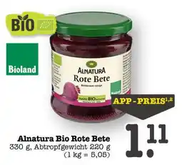 Scheck-in-Center Alnatura Bio Rote Bete Angebot
