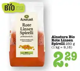 Scheck-in-Center Alnatura Bio Rote Linsen Spirelli Angebot