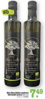 Scheck-in-Center Bio Olea Salbo natives Olivenöl extra 500 ml Angebot