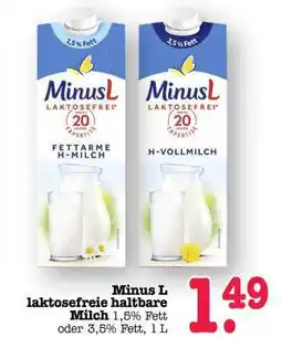Scheck-in-Center Minus L laktosefreie haltbare Milch Angebot