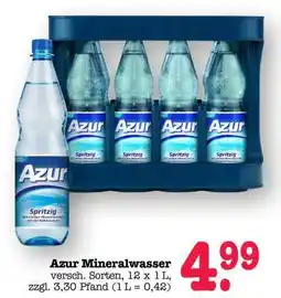 Scheck-in-Center Azur Mineralwasser Angebot