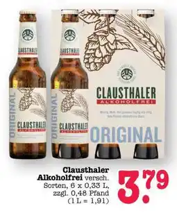 Scheck-in-Center Clausthaler Alkoholfrei Angebot