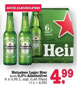 Scheck-in-Center Heineken Lager Bier Angebot