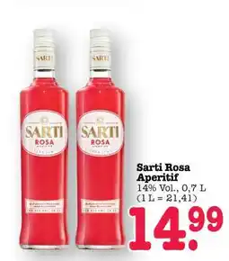 Scheck-in-Center Sarti Rosa Aperitif Angebot
