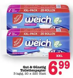 Scheck-in-Center Gut & Günstig Toilettenpapier Angebot