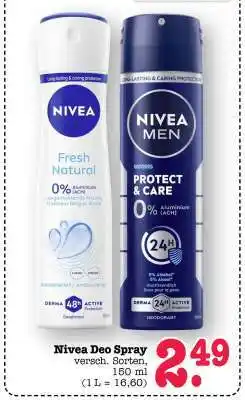 Scheck-in-Center Nivea Deo Spray Angebot
