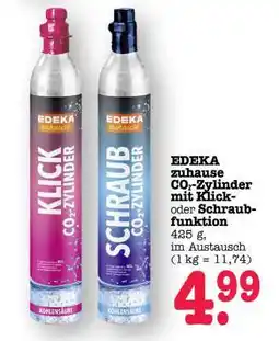 Scheck-in-Center EDEKA zuhause CO₂-Zylinder Angebot