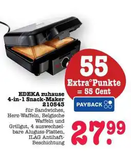 Scheck-in-Center EDEKA zuhause 4-in-1 Snack-Maker 210543 Angebot