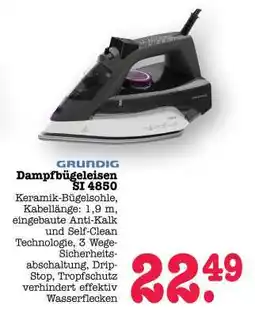 Scheck-in-Center GRUNDIG Dampfbügeleisen SI 4850 Angebot