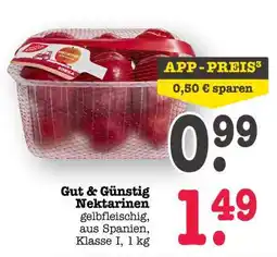 Scheck-in-Center Gut & Günstig Nektarinen Angebot