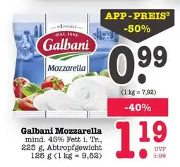 Scheck-in-Center Galbani Mozzarella Angebot