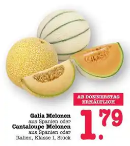 Scheck-in-Center Galia Melonen oder Cantaloupe Melonen Angebot