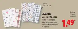 Lidl LIVARNO Geschirrtücher Angebot