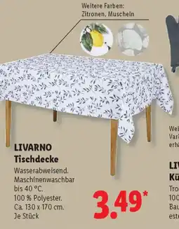 Lidl LIVARNO Tischdecke Angebot