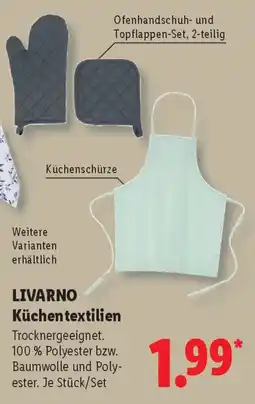 Lidl LIVARNO Küchentextilien Angebot